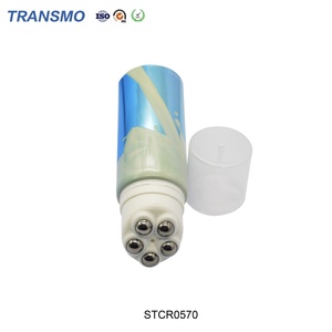 Tube souple en plastique personnalisé pour cosmétiques, applicateur à bille pour crème contour des yeux, emballage de crème de massage pour soins de la peau - Product Image 4