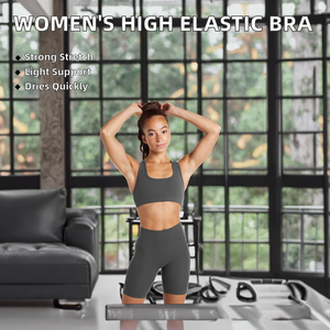 Vêtements de sport pour femmes, légers, hautement élastiques, extensibles dans quatre directions, anti-vibrations, pour le Pilates, la course à pied, le yoga, veste ajustée - Product Image 2