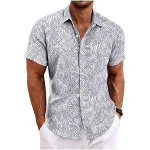 Camisa Hawaiana Vintage para Hombre, Sin Mangas, con Estampado Floral, Botones, Estilo Tropical, para Vacaciones en la Playa, con Bolsillo, de Secado Rápido - Product Image 2