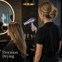 Sèche-cheveux ionique professionnel 3000W, séchage rapide, moteur AC silencieux et constant avec diffuseur, pour la maison et les voyages