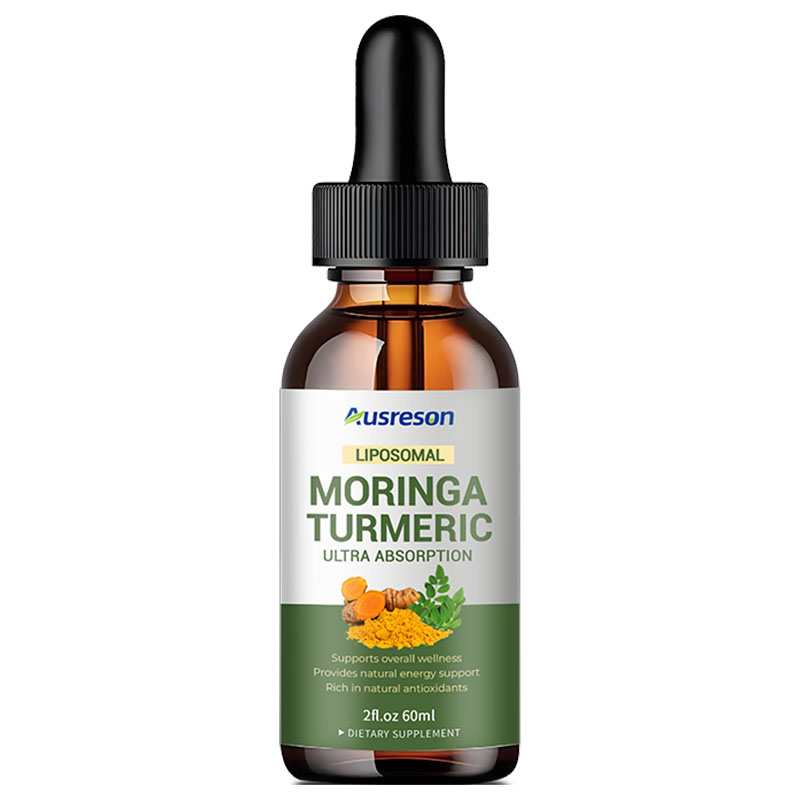 VitaSpring Moringa Turmeric Liquid Drops Slimming Supplement Natural Sea Moss Black Seed Oil Energy Boost Moringa Turmeric Drops