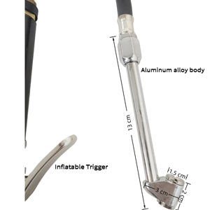 Accesorio para Inflar Neumáticos, Válvula de Aire Industrial con Manómetro de Precisión para Servicio de Neumáticos de Camiones y Motocicletas - Product Image 4