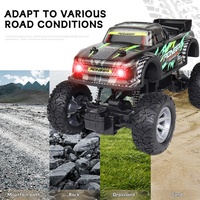 Samtoy 1/20 27Mhz Camion RC tout-terrain électrique télécommandé haute vitesse pour enfants, 4x4, avec fonctions d'escalade et de cascades