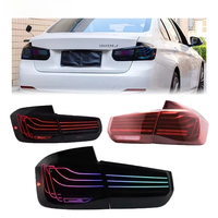 Feux arrière LED pour BMW Série 3 F30 F35 2012-2018, feux arrière RGB, style CSL Laser, DRL, Plug and Play, kit d'éclairage automobile