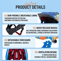 Casque de moto tout-terrain léger pour enfants, moto cross, dirt bike, pour enfants, pour la conduite en VTT