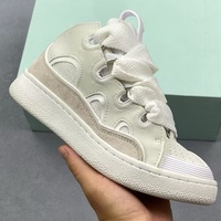 Chaussures de sport confortables pour femmes Lanvine de haute qualité, conçues par des designers, pour l'automne, avec des sangles pour une polyvalence accrue, plusieurs couleurs pour un jogging décontracté.
