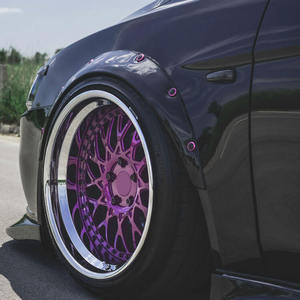 Jantes forgées en deux parties 5x114.3 noires et violettes pour Ford Mustang Boss 302 Mach 1 Gt350 Gt500 - Product Image 5