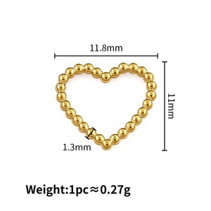 Cornice Cava in Acciaio Inossidabile con Micro Pavé a Stella, Cuore e Rotonda <span class=keywords><strong>per</strong></span> Componenti Fai-da-te <span class=keywords><strong>per</strong></span> Creazione Gioielli con Fiori Pressati - Product Image 5