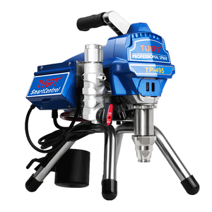 <span class=keywords><strong>Pistolet</strong></span> de pulvérisation électrique sans air professionnel TUGPT495 220V avec moteur sans balais haute efficacité pour la couverture des murs intérieurs/extérieurs - Product Image 1