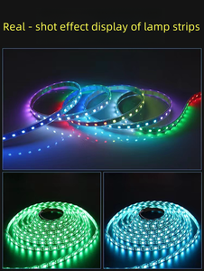 Bande LED RGB WS2812B 5V avec circuit intégré, 60/100/144 LED par mètre, programmable, 5050, pleine couleur, flexible - Product Image 3
