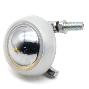 Roulettes de meubles en acier inoxydable et en laiton zingué pivotantes et verrouillables Roulettes à tige en forme de boule Fournisseurs de roulettes - Product Image 3