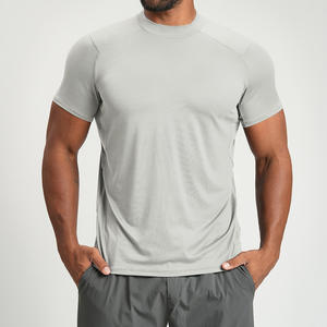 Camiseta Deportiva Básica Lisa para Hombre, Primavera-Verano, para Gimnasio, Fitness, Entrenamiento, Deportes y Running - Product Image 3