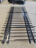 Pièces de clôture extérieure en fer forgé et acier inoxydable, balustrades et mains courantes pour la sécurité des balcons, jardins et escaliers, pour fermes et jardins