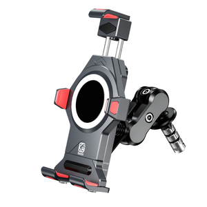 Soporte para Teléfono de Motocicleta Kewig, Antirrobo y Antivibración, de Aleación de Aluminio, con Montaje en el Tubo de Dirección, con una Sola Mano - Product Image 1