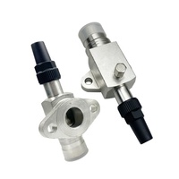 Válvula de Corte de Descarga por Succión para Compresor de Refrigerador, Material de Aleación de Cobre Forjado, Interfaz de Soldadura, Refrigerantes Compatibles