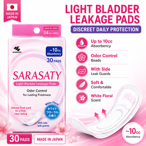 Sarasati Coussinets d'incontinence urinaire de qualité médicale, type léger 10cc, 30 unités, pour femmes, usage adulte jetable, Classe I - Product Image 2