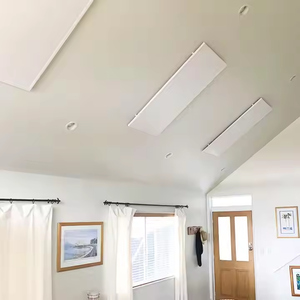 <span class=keywords><strong>Calentador</strong></span> Eléctrico de Techo de 750W con Infrarrojos Lejanos, Protección Contra Sobrecalentamiento, Fibra de Carbono, Control Inteligente por Aplicación - Product Image 4