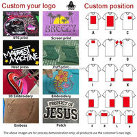 T-shirts pour hommes en coton 100% de haute qualité, taille plus, blancs, vierges, surdimensionnés, personnalisables par sérigraphie, vente en gros
