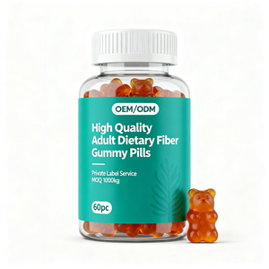 Gomitas de Fibra Prebiótica para la Salud Digestiva y la Regularidad, Suplemento Dietético para Adultos y Niños - Product Image 1