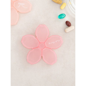 Bom Cherry Blossom Split Medicine Bottle 2 Pack Pill Storage Cases - Product Image 1