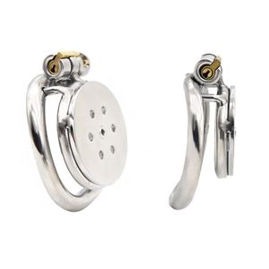 Nam nô lệ siêu mini chastity Lồng thép không gỉ chastity thiết bị dương vật lồng Cock Vòng W/khóa đồ chơi tình dục cho nam giới 3 kích thước - Product Image 1