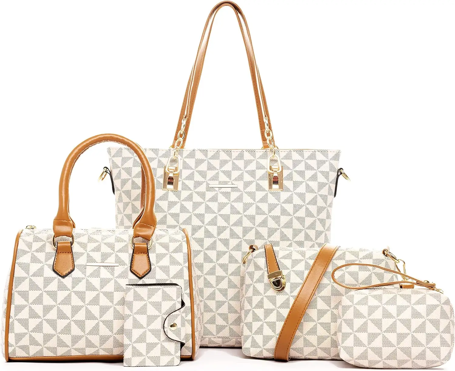 Boslun, monederos y bolsos de diseñador personalizados para mujer, con logotipo da Donna Borsa, bolso de hombro, bolso de mano, conjunto de bolso con asa superior
