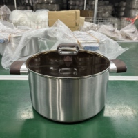 Ensemble de batterie de cuisine en titane martelé antiadhésif, comprenant casseroles et poêles de cuisson, personnalisable pour la vente en gros