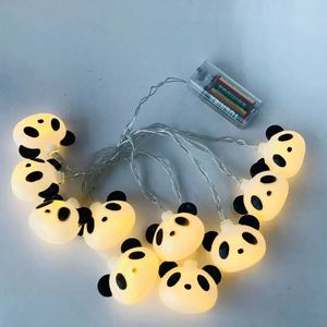 LED Panda Light String Cute Animal <span class=keywords><strong>Modeling</strong></span> Light String Decoración de la habitación de los niños Ambiente de vacaciones Luces de color - Product Image 5