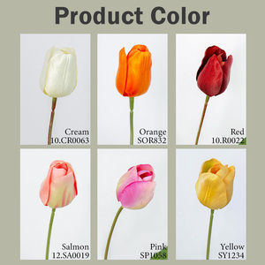 <span class=keywords><strong>Fiori</strong></span> <span class=keywords><strong>di</strong></span> Tulipano Artificiali all'Ingrosso, Realistici al Tatto, Rosa, per Matrimoni e Decorazioni Domestiche, Ideali per la Festa della Mamma - Product Image 3