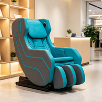 Silla de Masaje con Compresión Caliente 4D, Silla de Masaje de Espalda Completa 4D, Estiramiento Tailandés, Presión de Aire, Gravedad Cero, Silla de Masaje de Lujo