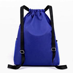 Custom Water-Resistant Gym Bag with Wet/Dry Separator, Lightweight & Durable Drawstring <b>Backpack</b> for Men & Women - Product Image 3