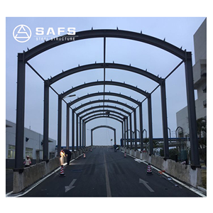 SAE perno conjunto de cubierta de techo de celosía de <span class=keywords><strong>acero</strong></span> <span class=keywords><strong>estructural</strong></span> de los edificios de coche Salida de estacionamiento - Product Image 2