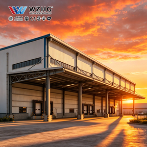 Centro de Logística y Almacenamiento, Ahorro de Energía, Construcción Metálica Comercial de Espacio Abierto, Proveedor OEM, 1000 m², Fabricante ODM - Product Image 1