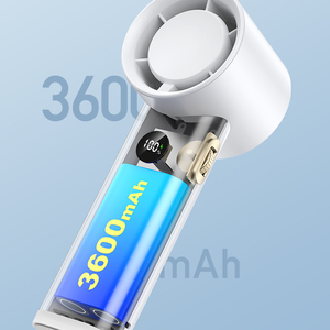 Nouveau ventilateur de poche extérieur haute vitesse 100 vitesses vitesse illimitée ventilateur USB Rechargeable <span class=keywords><strong>violent</strong></span> bureau Mini Turbo petit ventilateur - Product Image 4