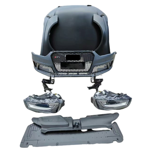 Venta al por mayor directamente instalado nuevo parachoques delantero y trasero faros capó para Audi <span class=keywords><strong>A4</strong></span> S4 Actualización de coche deportivo estado usado - Product Image 2