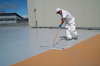Vente directe d'usine peinture d'étanchéité liquide revêtement de pulvérisation imperméable de toit en caoutchouc de silicone pour la résistance UV extérieure