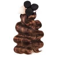 Nouvel Arrivage – Vente en Gros de Cheveux Vierges Chinois Ondulés 1B/4/30, Tissage à la Machine Double Trame, Toutes Couleurs, Cheveux de Haute Qualité