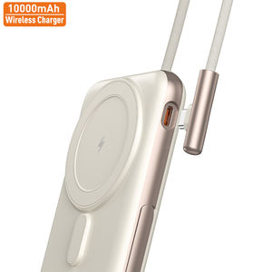 แบตสำรองขนาดเล็ก30W 10000mAh พร้อมสาย Type-C และจอแสดงผล LED ระบบแม่เหล็กชาร์จเร็วสำหรับมือ<span class=keywords><strong>ถือ</strong></span> iPhone Samsung - Product Image 1