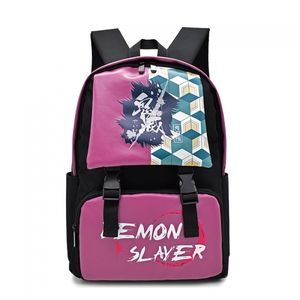 กระเป๋าผ้าแคนวาสคิเมทสึ โนะ ไยบะกระเป๋าเป้สะพายหลังเดินทางขนาดใหญ่กระเป๋าเป้สะพายหลังแล็ปท็อปสำหรับทุกเพศ - Product Image 4