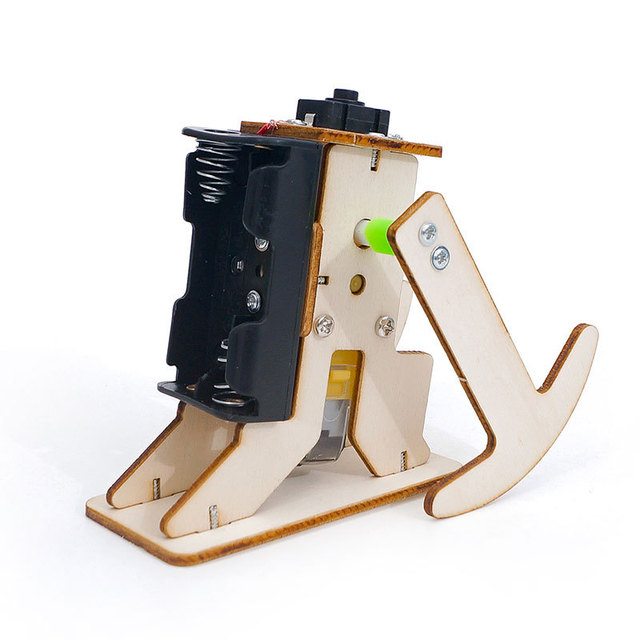 Hot Sale Walking Robots Engineering Kit Diy Wooden Science Educational Toys Steam Smart Robot Learning Kits for Kids