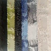 Tissus de coton brûlés d'hiver en stock avec techniques tissées à bas prix pour robes, rideaux, motifs teints en fil pour garçons