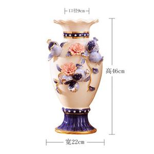 Jarrones de Cerámica y Porcelana Color Oro Real - Product Image 5