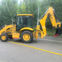 Chargeuse-pelleteuse sur roues 420F de 7,5 tonnes avec godet de 1,35 m³ et moteur diesel Cummins, pompe et engrenages pour travaux d'infrastructure