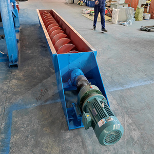 Transportador Espiral Tipo U de 5.5 Kw y 380 V con Velocidad Ajustable e Inclinación para Plantas de Manufactura, Banda de Acero al Carbono Resistente - Product Image 3