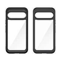Coque de téléphone transparente en acrylique mince antichoc pour Google Pixel 6A 7 8 9 10 Pro XL Étui transparent avec étui inclus