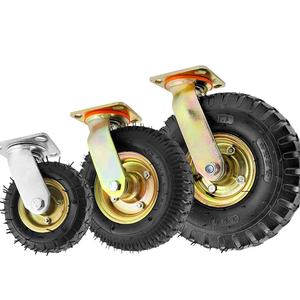 Gummi rolle 6 Zoll 8 Zoll <span class=keywords><strong>10</strong></span> Zoll fest aufblasbare Rolle pneumatische Lenk rolle - Product Image 2