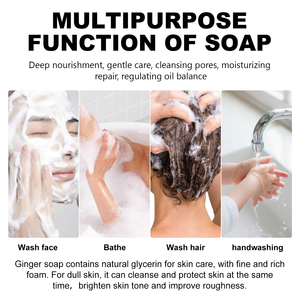 <span class=keywords><strong>Savon</strong></span> de Bain au Gingembre Naturel Fait <span class=keywords><strong>Main</strong></span> en Gros, Détoxification Lymphatique du Corps, <span class=keywords><strong>Savon</strong></span> Amincissant au Gingembre Biologique - Product Image 3