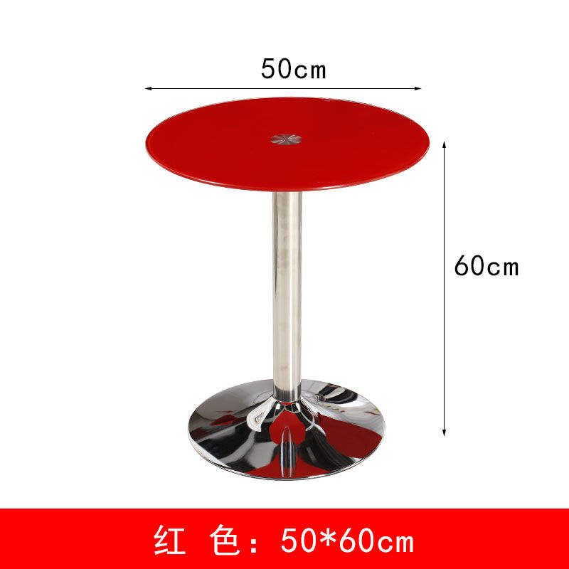 50cm in diameter and 60cm in height, red