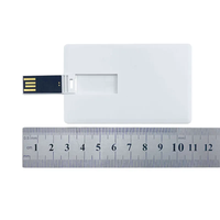 Clé USB Carte de Crédit USB 3.0, 4 Go 8 Go 16 Go 32 Go 64 Go 128 Go, Clé USB Portable en Forme de Carte pour Téléphone, Voiture, Téléviseur