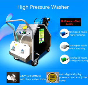 Hidrolavadora Industrial Eléctrica con Espuma para Fábrica de Procesamiento de Pescado - Product Image 5